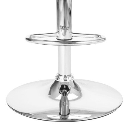 Tabouret de bar Rétro / Vintage en similicuir Noir  {attributes}