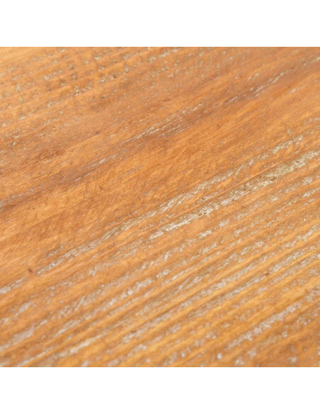 Tabourets de bar industriel en lot de 2 en bois de sapin Brun  {attributes}