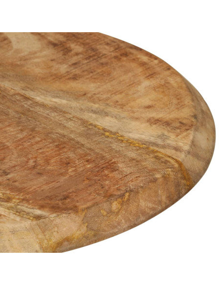 Chaise de bar industrielle en lot de 2 en bois de manguier Brun 38 x 38 x 76 cm {attributes} Chaise de bar industrielle en lot de 2 en bois de manguier Brun 38 x 38 x 76 cm {attributes}