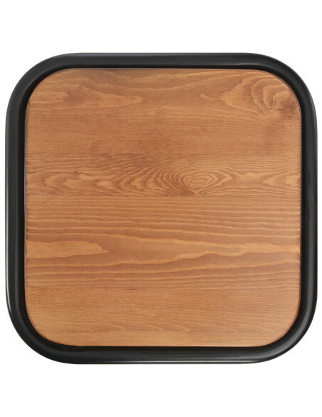 Lot 6 Tabourets de bar design écolier Bois et acier