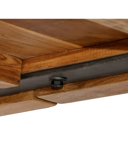 Table de bar style Industriel En bois de teck massif recyclé 150 x 70 x 106 cm {attributes}