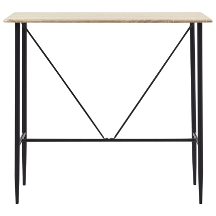 Table de bar style Industriel en bois mdf 120 x 60 x 110 cm {attributes}