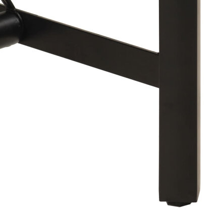 Table de bar style Industriel en bois d'acacia massif et fer 180x70x107 {attributes}