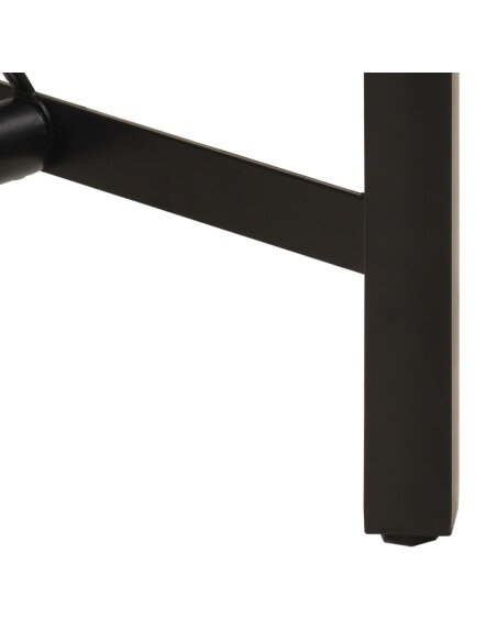 Table de bar style Industriel en bois d'acacia massif et fer 180x70x107 {attributes} Table de bar style Industriel en bois d'acacia massif et fer 180x70x107 {attributes}