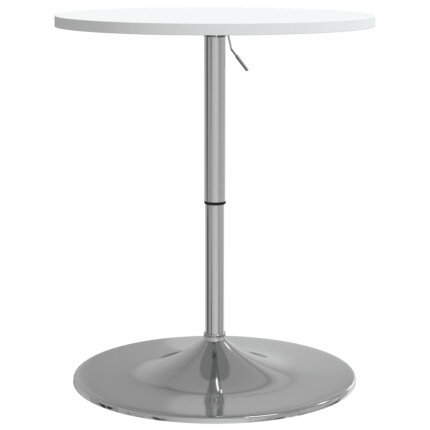 Table de bar style Industriel en bois et acier Blanc 60 x 60 x 90 cm {attributes}