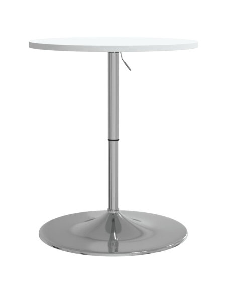 Table de bar style Industriel en bois et acier Blanc 60 x 60 x 90 cm {attributes}
