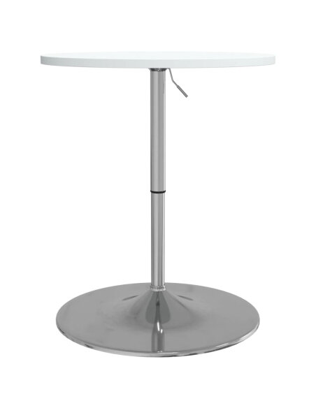 Table de bar style Industriel en bois et acier Blanc 60 x 60 x 90 cm {attributes}