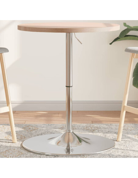 Table de bar Vintage / Rétro en bois de chêne massif 60 x 90,5 cm {attributes}