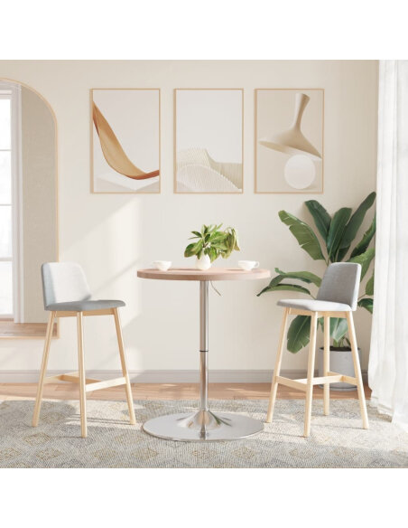 Table de bar Vintage / Rétro en bois de chêne massif 60 x 90,5 cm {attributes}