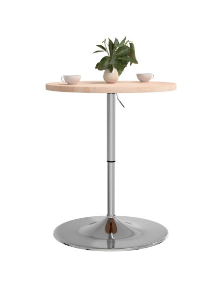 Table de bar Vintage / Rétro en bois de chêne massif 60 x 90,5 cm {attributes}