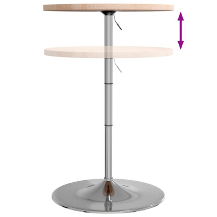 Table de bar Vintage / Rétro en bois de chêne massif 60 x 90,5 cm {attributes}