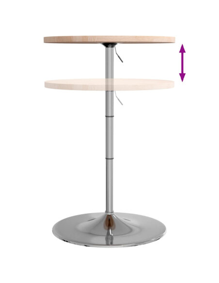 Table de bar Vintage / Rétro en bois de chêne massif 60 x 90,5 cm {attributes}