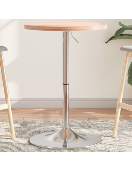 Table de bar Vintage / Rétro en bois de hêtre massif 50 x 90,5 cm {attributes}