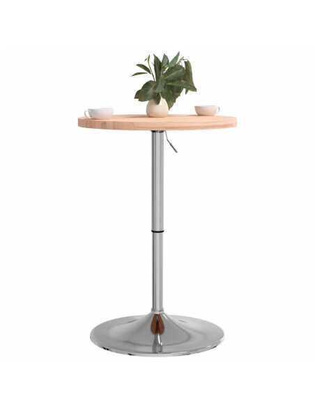 Table de bar Vintage / Rétro en bois de hêtre massif 50 x 90,5 cm {attributes}