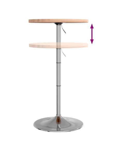 Table de bar Vintage / Rétro en bois de hêtre massif 50 x 90,5 cm {attributes}