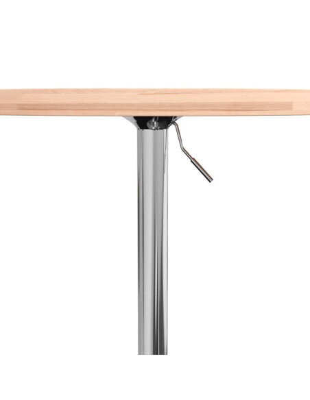 Table de bar Vintage / Rétro en bois de hêtre massif 50 x 90,5 cm {attributes}