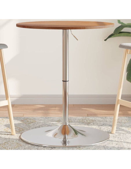 Table de bar Vintage / Rétro en bois de chêne massif 60 x 89,5 cm {attributes}