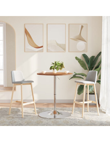 Table de bar Vintage / Rétro en bois de chêne massif 60 x 89,5 cm {attributes}