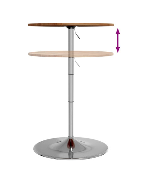 Table de bar Vintage / Rétro en bois de chêne massif 60 x 89,5 cm {attributes}