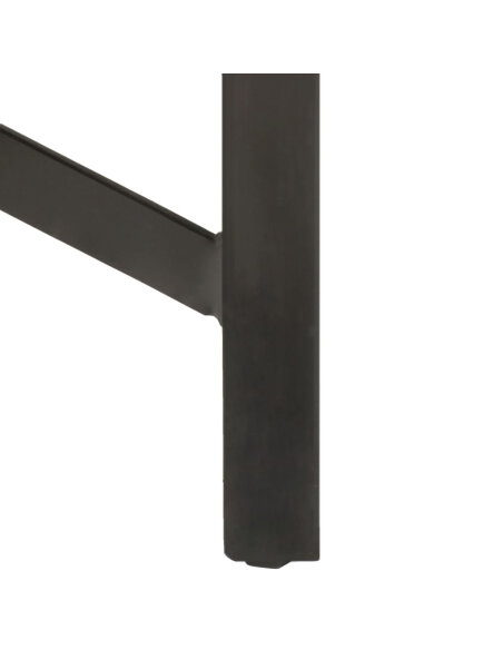 Table de bar style Industriel en bois de manguier 120 x 58 x 107 cm {attributes} Table de bar style Industriel en bois de manguier 120 x 58 x 107 cm {attributes}