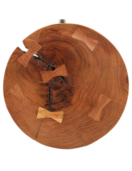 Table de bar Vintage / Rétro en bois d'acacia 53x105 cm  {attributes}