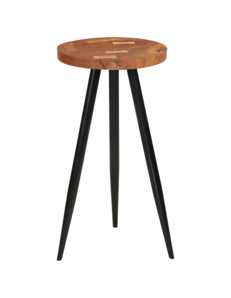 Table de bar Vintage / Rétro en bois d'acacia 53x105 cm  {attributes}