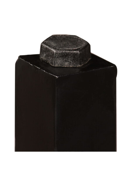 Table de bar style Industriel en bois d'acacia massif 120 x 60 x 107 cm {attributes} Table de bar style Industriel en bois d'acacia massif 120 x 60 x 107 cm {attributes}