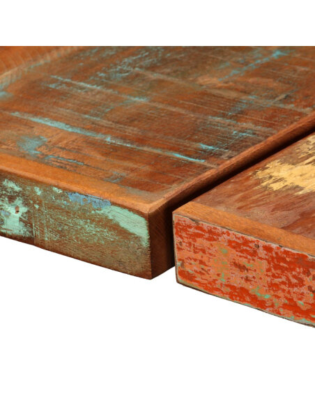 Table de bar style Industriel en bois massif de récupération  150 x 70 x 107 cm {attributes} Table de bar style Industriel en bois massif de récupération  150 x 70 x 107 cm {attributes}