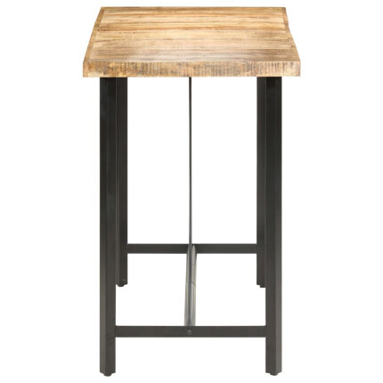 Table de bar style Industriel en bois de manguier 180 x 70 x 107 cm {attributes}
