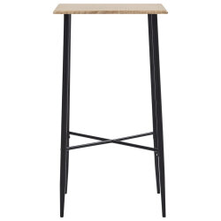 Table de bar style Industriel en bois mdf 60 x 60 x 111 cm {attributes} 2
