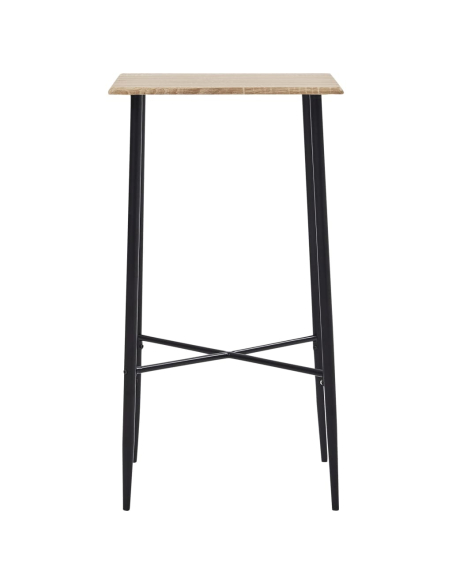 Table de bar style Industriel en bois mdf 60 x 60 x 111 cm {attributes}
