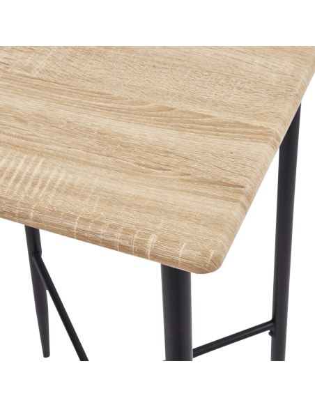 Table de bar style Industriel en bois mdf 60 x 60 x 111 cm {attributes}