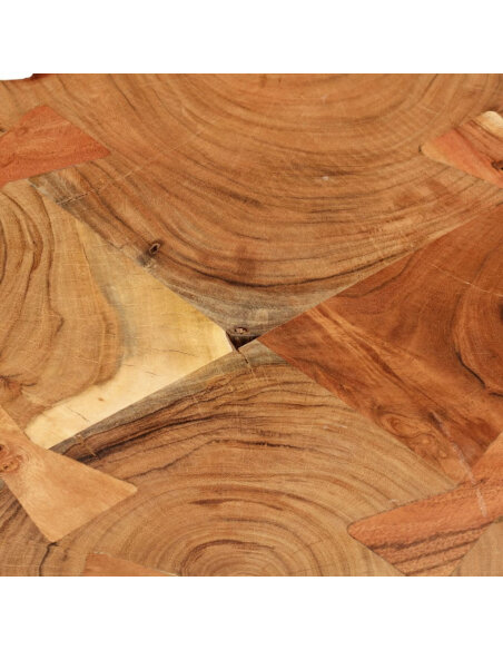 Table de bar Vintage / Rétro en bois d'acacia massif 90x60x110 cm {attributes} Table de bar Vintage / Rétro en bois d'acacia massif 90x60x110 cm {attributes}