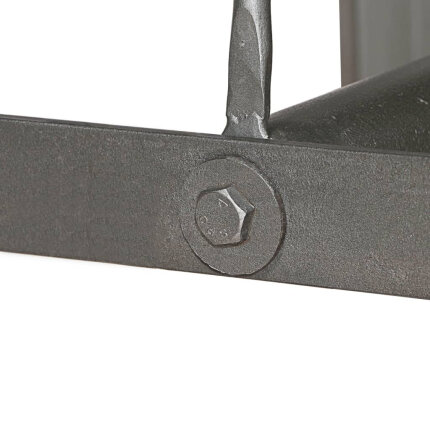 Table de bar style Industriel En bois de teck massif recyclé 60 x 60 x 107 cm {attributes}