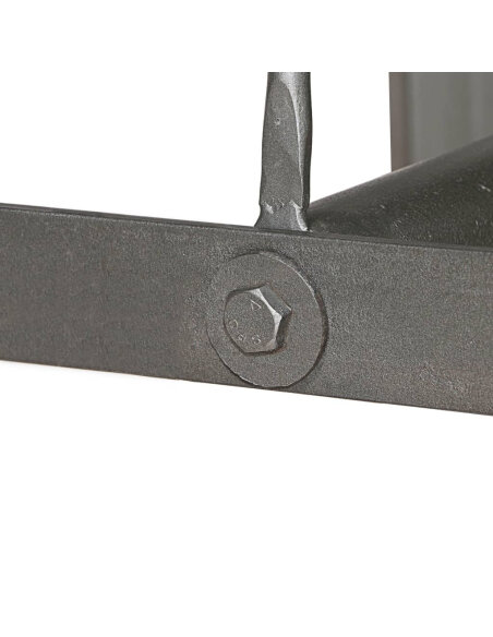 Table de bar style Industriel En bois de teck massif recyclé 60 x 60 x 107 cm {attributes} Table de bar style Industriel En bois de teck massif recyclé 60 x 60 x 107 cm {attributes}