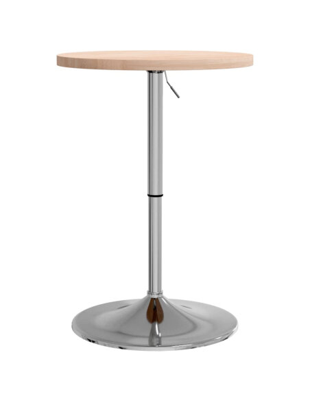 Table de bar Vintage / Rétro en bois de chêne massif 50 x 90,5 cm {attributes}