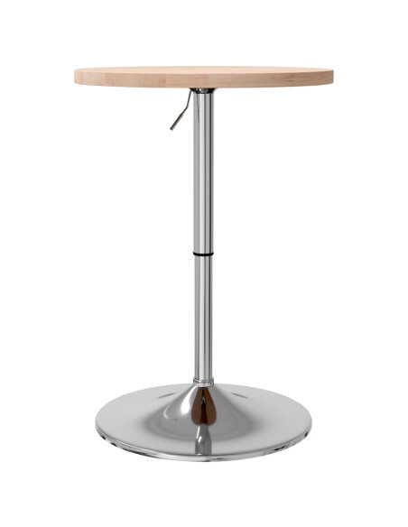 Table de bar Vintage / Rétro en bois de chêne massif 50 x 90,5 cm {attributes}