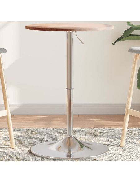 Table de bar Vintage / Rétro en bois de chêne massif 50 x 89,5 cm {attributes}