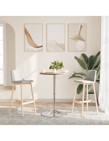 Table de bar Vintage / Rétro en bois de chêne massif 50 x 89,5 cm {attributes}