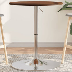 Table de bar Vintage / Rétro en bois de chêne massif 60 x 89,5 cm {attributes} 2