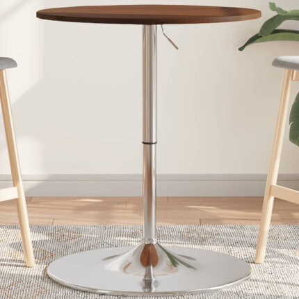 Table de bar Vintage / Rétro en bois de chêne massif 60 x 89,5 cm {attributes}