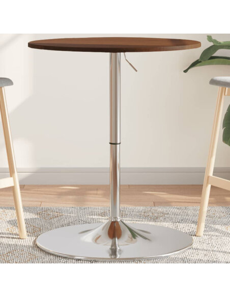 Table de bar Vintage / Rétro en bois de chêne massif 60 x 89,5 cm {attributes}