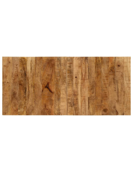 Table de bar style Industriel en bois de manguier massif Rouge 55 x 120 x 107 cm {attributes} Table de bar style Industriel en bois de manguier massif Rouge 55 x 120 x 107 cm {attributes}