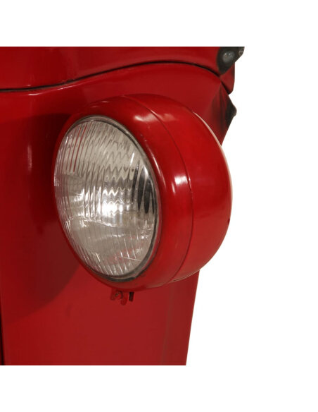 Table de bar style Industriel en bois de manguier massif Rouge 55 x 120 x 107 cm {attributes} Table de bar style Industriel en bois de manguier massif Rouge 55 x 120 x 107 cm {attributes}