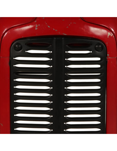 Table de bar style Industriel en bois de manguier massif Rouge 55 x 120 x 107 cm {attributes} Table de bar style Industriel en bois de manguier massif Rouge 55 x 120 x 107 cm {attributes}