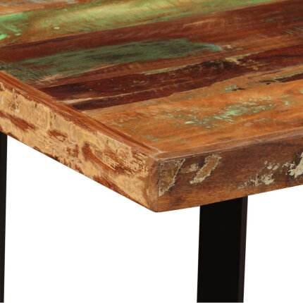 Table de bar style Industriel en bois massif de récupération  120 x 60 x 107 cm {attributes}
