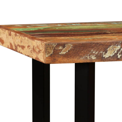 Table de bar style Industriel en bois massif de récupération  120 x 60 x 107 cm {attributes}