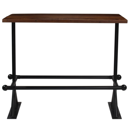 Table de bar style Industriel en bois massif de récupération  150 x 70 x 107 cm {attributes}