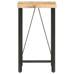 Table de bar style Industriel en bois de manguier 60 x 60 x 107 cm {attributes} 2