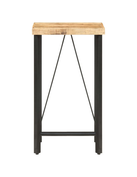 Table de bar style Industriel en bois de manguier 60 x 60 x 107 cm {attributes} Table de bar style Industriel en bois de manguier 60 x 60 x 107 cm {attributes}